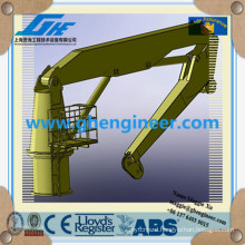 5T27M Hydraulic Knuckle Boom Marine Ship Deck Cargo Crane